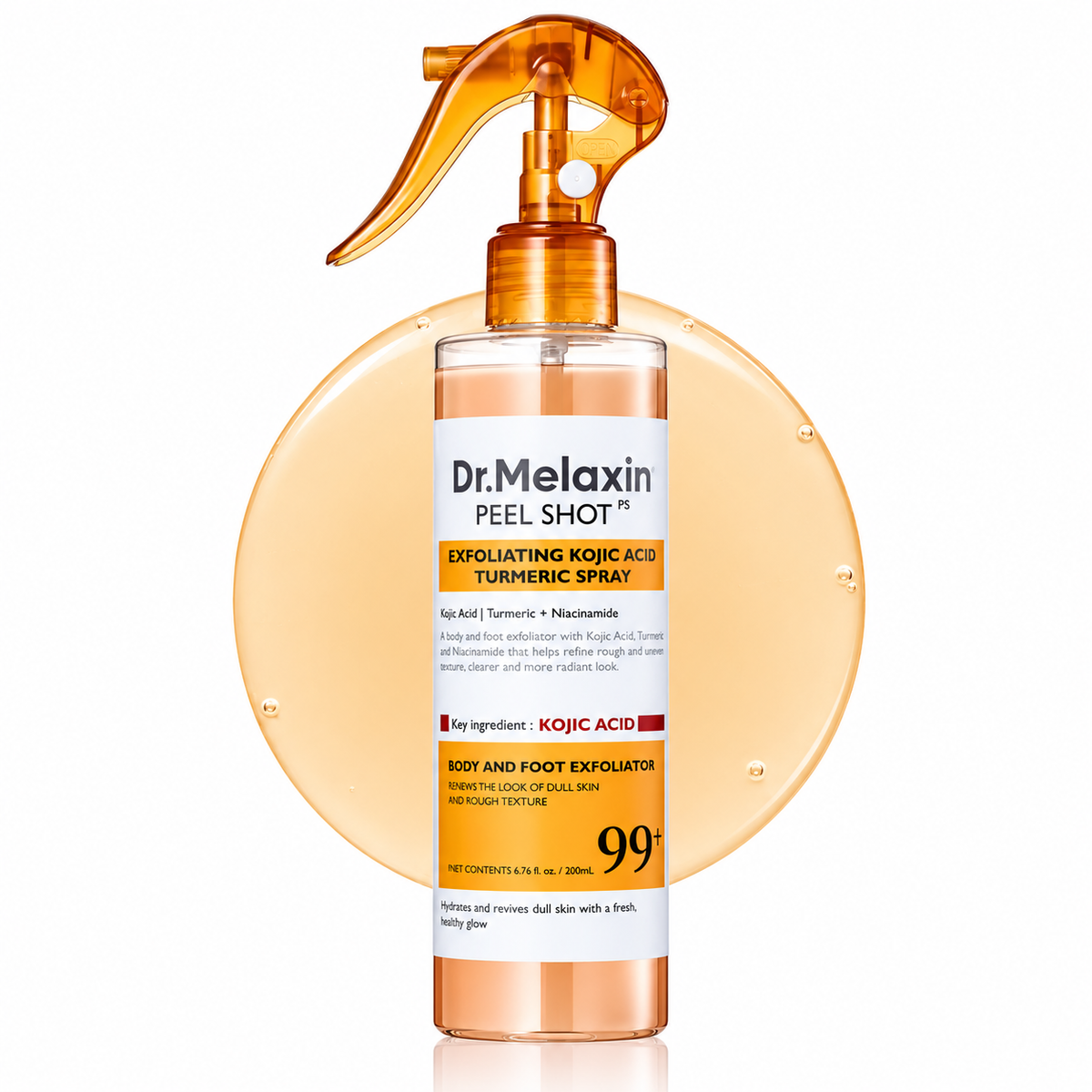 Dr. Melaxin Peel Shot PS Exfoliating Kojic Acid Turmeric Spray