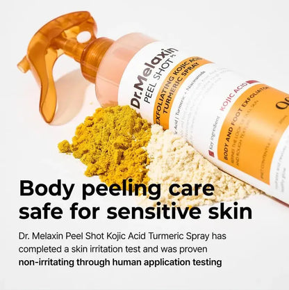 Dr. Melaxin Peel Shot PS Exfoliating Kojic Acid Turmeric Spray
